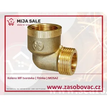 Fitinka 092 MF - 3/8" Koleno tvarovka ( fitinka ) MOSAZ