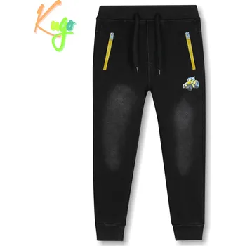 Chlapecké džíny Chlapecké riflové kalhoty/ tepláky, zateplené - KUGO CK0923, černá Barva: Černá, Velikost: 98