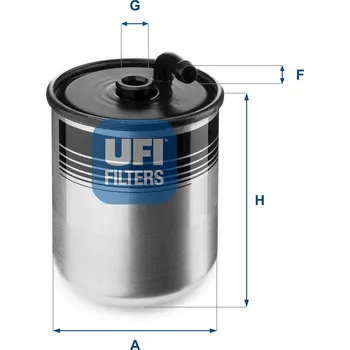 Autodíl Palivový filtr UFI 24.429.00