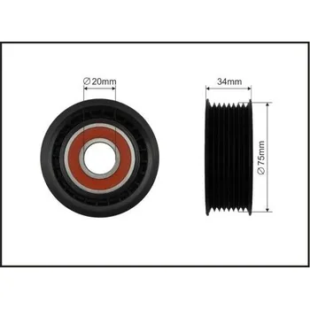 Napínací kladka, žebrovaný klínovy řemen CAFFARO 500121