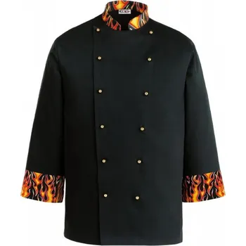 Gastro oděv EGOchef Kuchařský rondon DEVIL - dlouhý rukáv S E-2039002CS