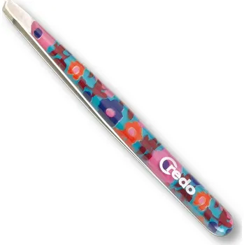 Kosmetická pinzeta Credo Solingen Credo pinzeta kosá 9cm Flowers Stainless