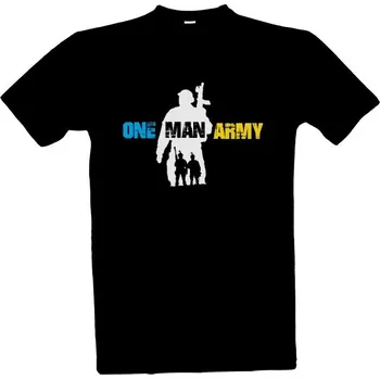 Pánská móda Tričko s potiskem One Man Army pánské