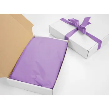 Balící papír 240 ks - Hedvábný papír 500x750 fialový