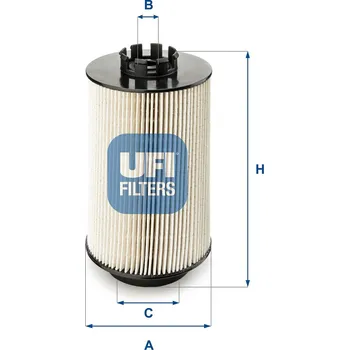 Auto-moto Palivový filtr UFI 26.011.00