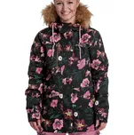 Zimní snowboardová dámská bunda Meatfly Athena Premium hibiscus black S