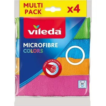 Utěrka Vileda Microfibre Colors utěrka z mikrovlákna, bal. 4 ks, 253836