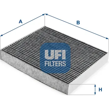 Ventilátor topení a klimatizace Filtr, vzduch v interiéru UFI 54.284.00