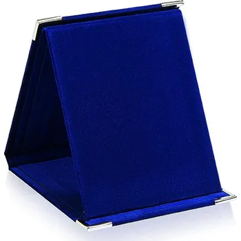 Sametová plaketa modrá Výška: 12 cm, Šířka: 9 cm
