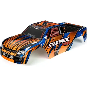 RC vybavení 1:10 Traxxas Stampede VXL: Karosérie oranžovo-modrá