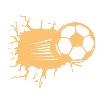 Samolepící dekorace SAMOLEPKA Fotbalový míč 005 pravá (08 - béžová) NA AUTO, NÁLEPKA, FÓLIE, POLEP, TUNING, VLASTNÍ TEXT, TISK, AUTOSAMOLEPKY.cz, POLEPY, OBRÁZEK, LOGO, SAMOLEPKY