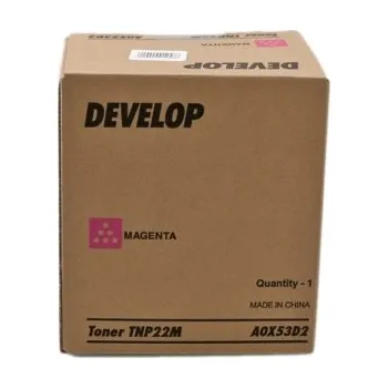 Počítač Develop purpurový (magenta) toner, DTNP-22M, A0X53D2, 6000 stran při 5% pokrytí, pro Develop Ineo +35