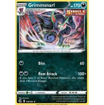 Sběratelská karetní hra Pokémon FST 178/264 Grimmsnarl - Fusion Strike Stav: Near Mint, Verze: HOLO