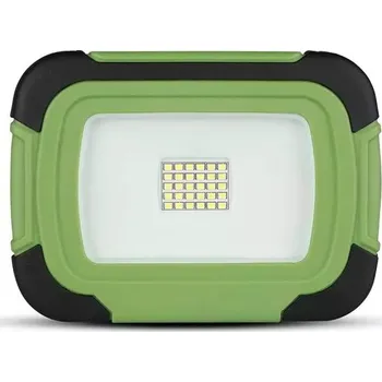 V-TAC Přenosný nabíjecí LED reflektor 10W se SAMSUNG čipy Studená bílá 6000 - 6500K