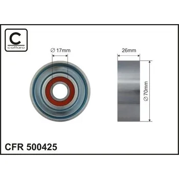 Napínací kladka, žebrovaný klínovy řemen CAFFARO 500425
