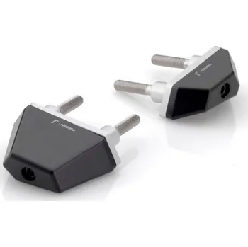 Rám pro motocykl Padací chránič motoru Rizoma Shape pro motocykl Kawasaki ZX-6R, hliník/černá, Derlyn (1ks) - Hliník