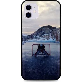 Pouzdro na mobilní telefon Kryt iPhone 11 silikon Hockey Goalie (obal neboli pouzdro na iPhone 11)