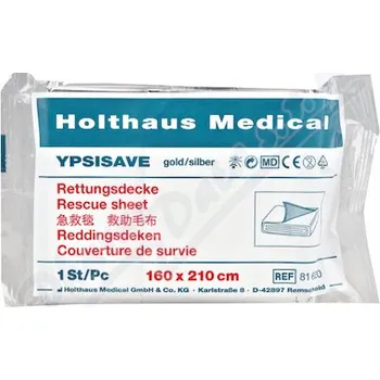 Lékárnička Izotermická záchranná deka Ypsisave 160x210cm