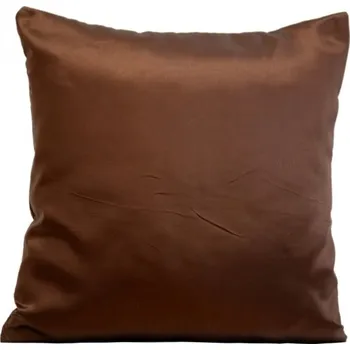 Povlak na polštářek Ozdobní povlak na polštář tmavě hnědé barvy 50x60 cm