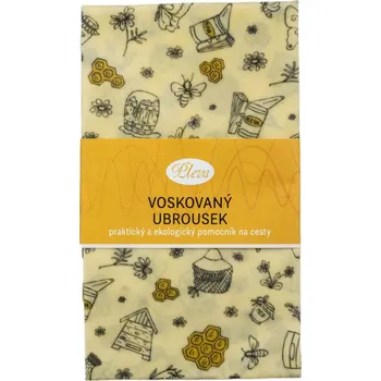 Pleva, Voskovaný ubrousek - Včelí svět Hanky Plevové, , 38 x 38 cm