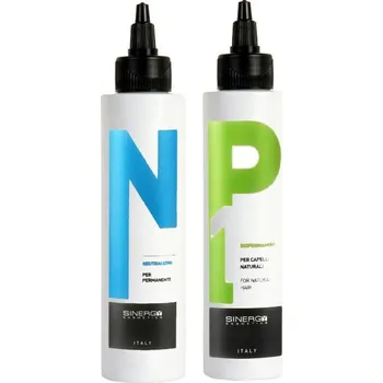 Vlasová regenerace Sinergy Cosmetics Sinergy Biopermanent Kit P1 90ml + N 100ml - Trvalá na normální vlas