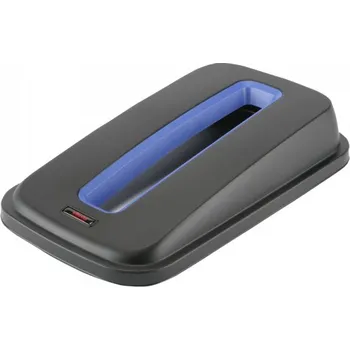 Odpadkový koš Vileda Professional VILEDA - Geo Víko na metalický koš (55l a 70l) černá/modrá, 29x49x9 - 1 ks