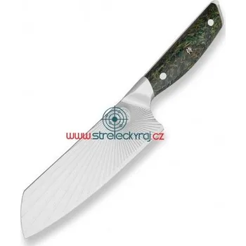 Kuchyňský nůž Kuchařský nůž Santoku Dellinger Sandvik Green Northern Sun