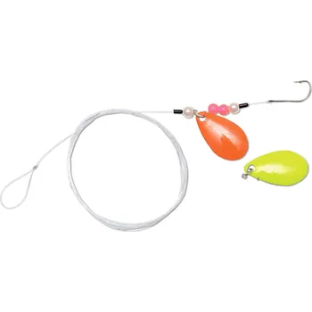 Rybářský háček Návazec Magic Trout Spin oranžová/žlutá Ø0,20mm 2ks 2m