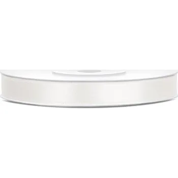 Stuha Saténová stuha, světle krémová, 6mm/25m