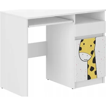 Dětský stůl Dětský psací stůl s velkou žirafou 76x50x96 cm