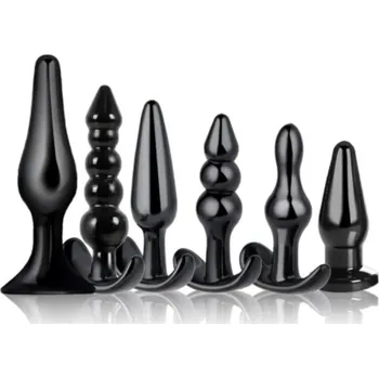 Anální kolík LOLO sada 6ti análních kolíků různých tvarů