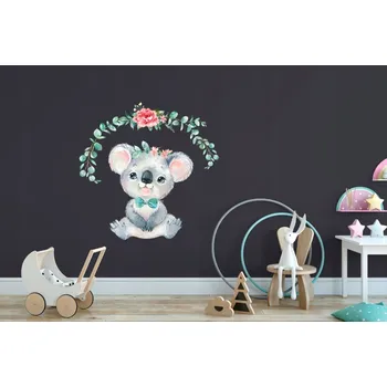 Samolepící dekorace Roztomilá dětská nálepka na zeď Koala