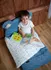 Příslušenství pro dětskou postel a kolébku Kinder Hop Dream Catcher Triangles 170 x 75 cm Jeans