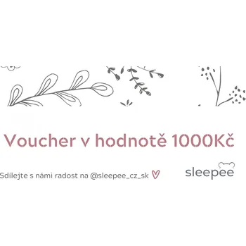 Zavinovačka Sleepee Dárkový voucher v hodnotě 1000 Kč