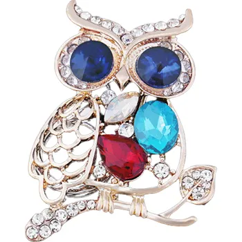 Brož Amparo Miranda® Brož Moudrá Sova Golden