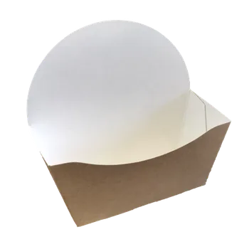 Jednorázové nádobí EcoPack Papírová kapsa na bagel 120x46x60/120 mm hnědá bal/50 ks