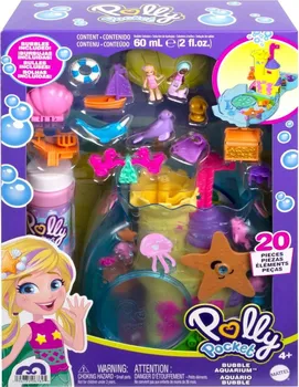 Doplněk pro panenku Mattel Polly HHH51 Pocket Aquarium 