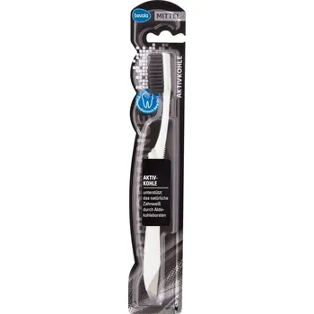 Zubní kartáček BEVOLA Zubní kartáček s aktivním uhlím 1 kus