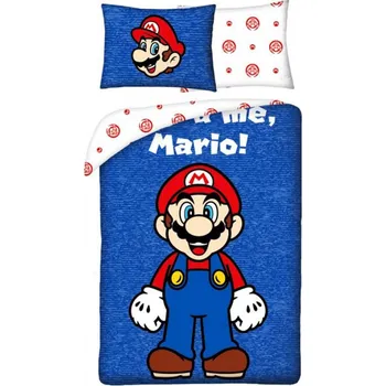 Povlečení Recenze Halantex Super Mario Its Me, Mario! 140 x 200, 70 x 90 cm zipový uzávěr