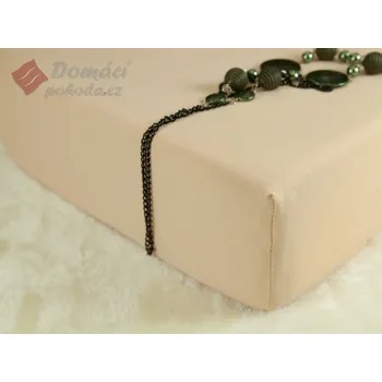 Prostěradlo DADKA Vracov | Jerseyové prostěradlo s vysokou gramáží 190 g/m2, 70x160 - medové