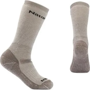 Pánské termo ponožky Naturehike zimní ponožky merino 35-39 170g - šedé