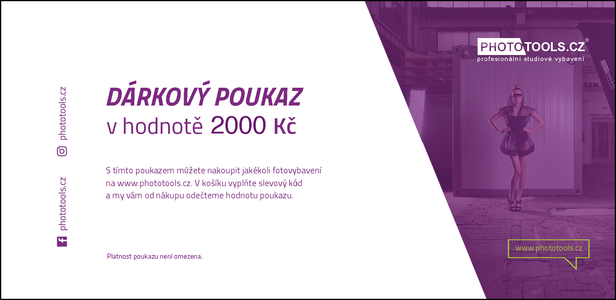 Phototools Dárkový poukaz 2 000 Kč
