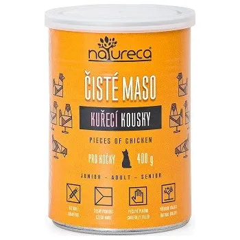 Krmivo pro kočku NATURECA konz. kuře kousky pro kočky 400g