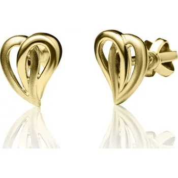 Náušnice Peckové zlaté náušnice Kinsley Materiál šperku: Žluté zlato