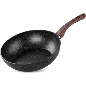 Hrnec MagicHome panvica wok black marble line 28cm, 801744