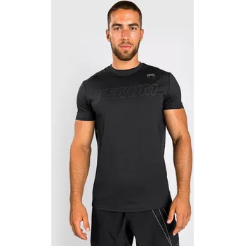 Pánské tričko Pánské funkční tričko Venum Classic Evo Dry Tech - krátký rukáv - Black/Black Reflective Velikost: XXL