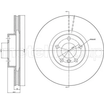 Brzdový kotouč Brzdový kotouč METELLI 23-1326C