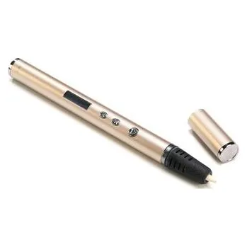 3D pero Tuya V9 zlaté, LCD displej, kovové