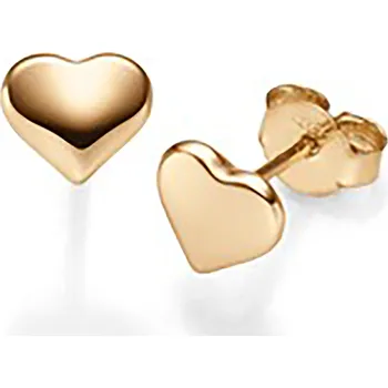Náušnice Srdíčkové náušnice ze zlata Amar Materiál šperku: Růžové zlato