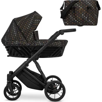 Kočárek KOČÁREK KUNERT IVENTO 2024 2V1 - ČERNÝ RÁM 02 Black Style